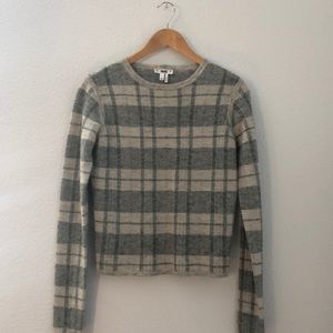 LIKE NEW Paige Autry Plaid Wool Sweater